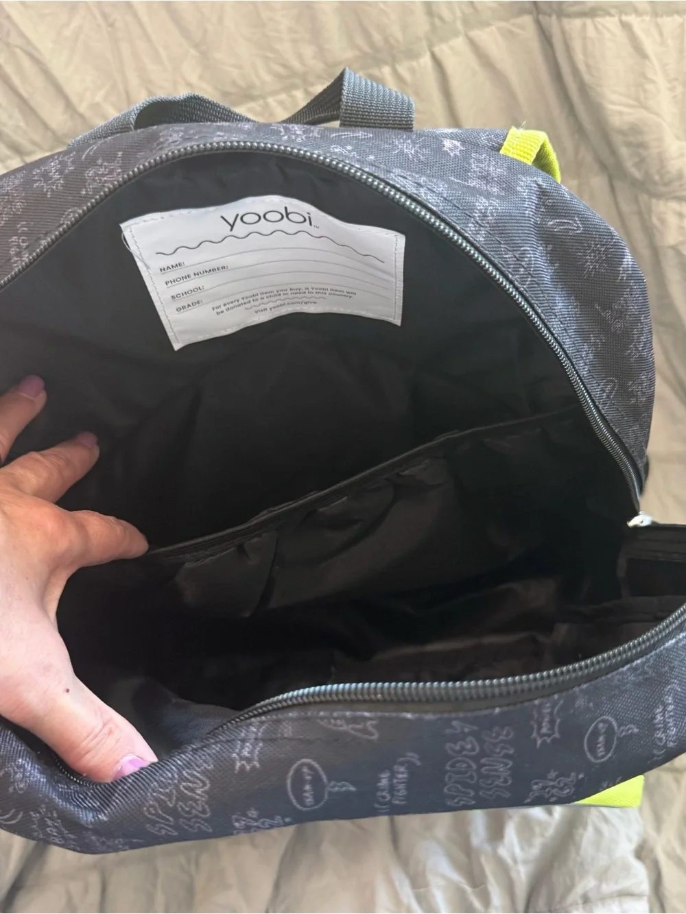 Spider-man backpack